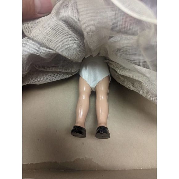 Antique Doll Porcelain Little Red Riding Hood Spooky Hand Painted Creepy - Picture 4 of 5